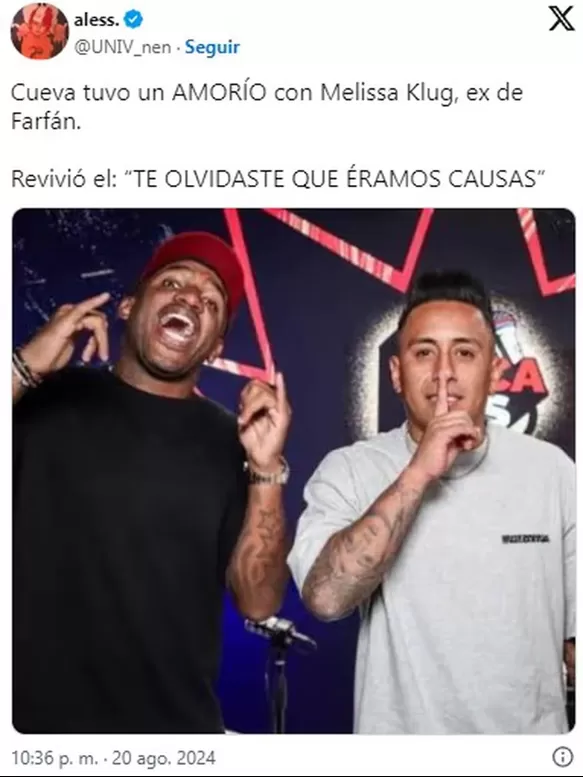 Los memes de Christian Cueva y Jefferson Farfán por Melissa Klug