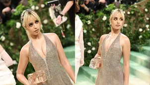 Camila Cabello llevó bolso de hielo a la Met Gala 2024 y se le derritió en el camino / ET / AFP 