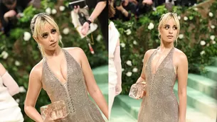 Camila Cabello llevó bolso de hielo a la Met Gala 2024 y se le derritió en el camino / ET / AFP 