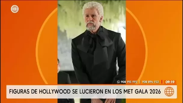 Bad Bunny optó por una caracterización al presentarse con la apariencia de un adulto mayor/ América TV