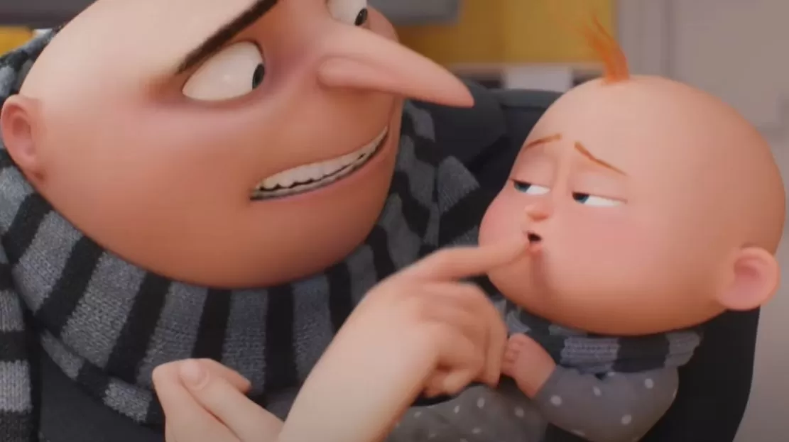 Baby Gru es el nuevo integrante de la familia en 'Mi Villano Favorito 4' / Captura 