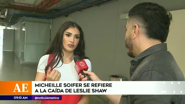 Michelle Soifer se solidarizó con Leslie Shaw / América Espectáculos