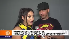 Michelle Soifer 'explotó' al escuchar predicción de Reinaldo Dos Santos (Foto: Captura América TV)