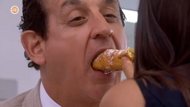 Miguel Ignacio 'cayó' ante los encantos de Juana en AFHS. Foto: América TV