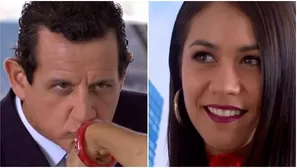 Miguel Ignacio quedó ‘embobado’ con la belleza de Juana , su nueva secretaria. Fuente: AméricaTV