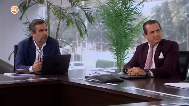Miguel Ignacio y Diego quedaron en shock al saber que Joel es gerente en la corporación. Fuete: AméricaTV