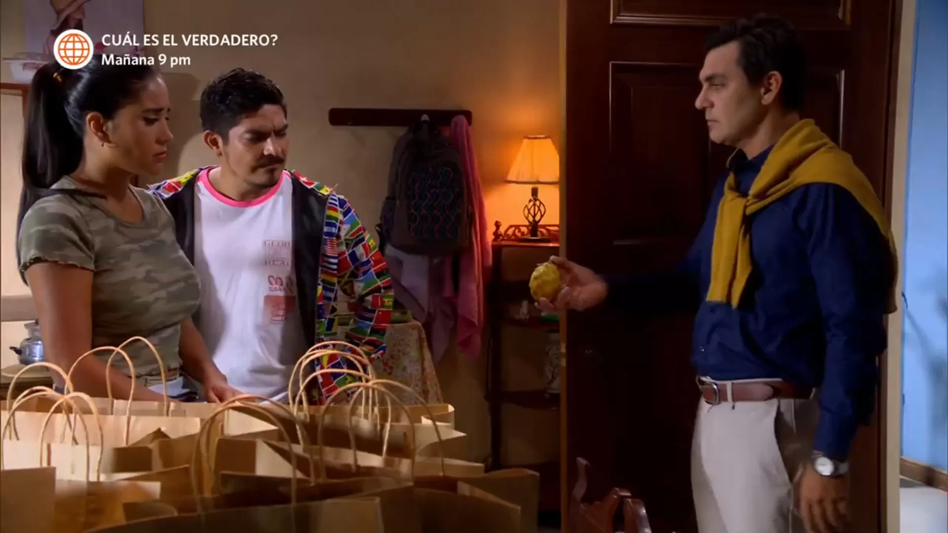  Mike pidió perdón a Joel y a 'Patty' con ‘pitahaya de la paz’. Fuente: AméricaTV