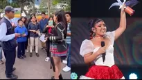 Milena Warthon pasó un incómodo momento: Retiraron a la cantante del parque Kennedy tras promocionar concierto/Fotos: TikTok/Instagram/Video: América Espectáculos 