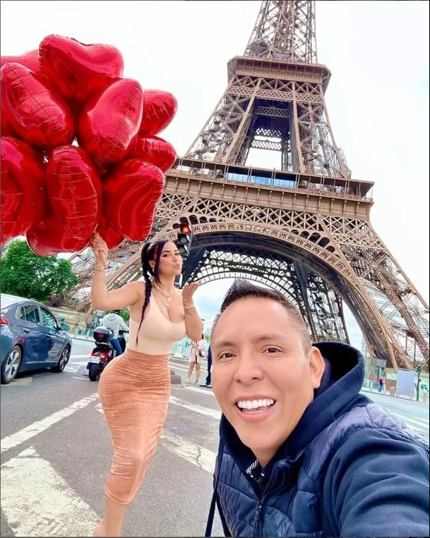 Edwin Sierra viajó a Europa con Pilar Gasca en la misma fecha de la primera comunión de su hija / Foto: Instagram
