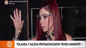 Milena Zárate y Yolanda Medina protagonizaron un tenso momento en Reinas del Show. Video: 