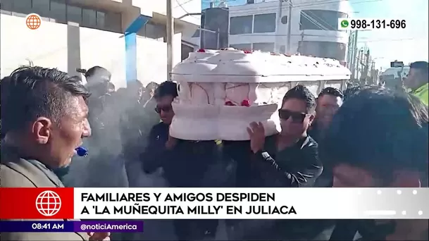 Restos de 'Muñequita Milly' en Juliaca 