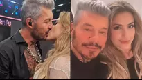 Milett Figueroa demostró con efusivo beso en vivo que su relación con Marcelo Tinelli va viento en popa /Fotos: Instagram/Video: América Hoy