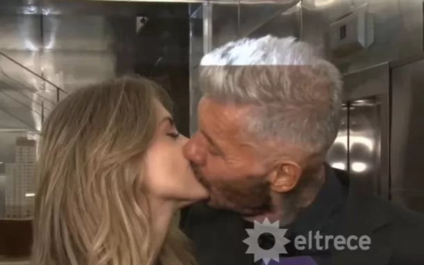 Marcelo Tinelli y Milett Figueroa. Foto: El Trece Marcelo Tinelli y Milett Figueroa. Foto: El Trece