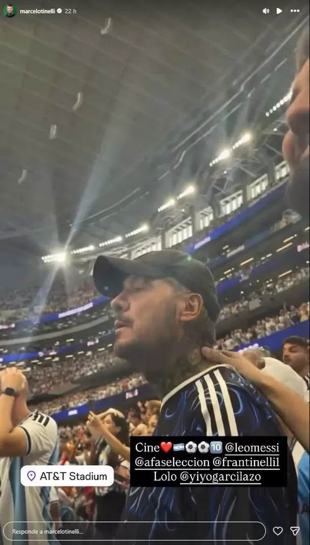 Marcelo Tinelli se encuentra en Estados Unidos siguiendo a Argentina en Mundial 2026 / IG:marcelotinelli Marcelo Tinelli se encuentra en Estados Unidos siguiendo a Argentina en Mundial 2026 / IG:marcelotinelli
