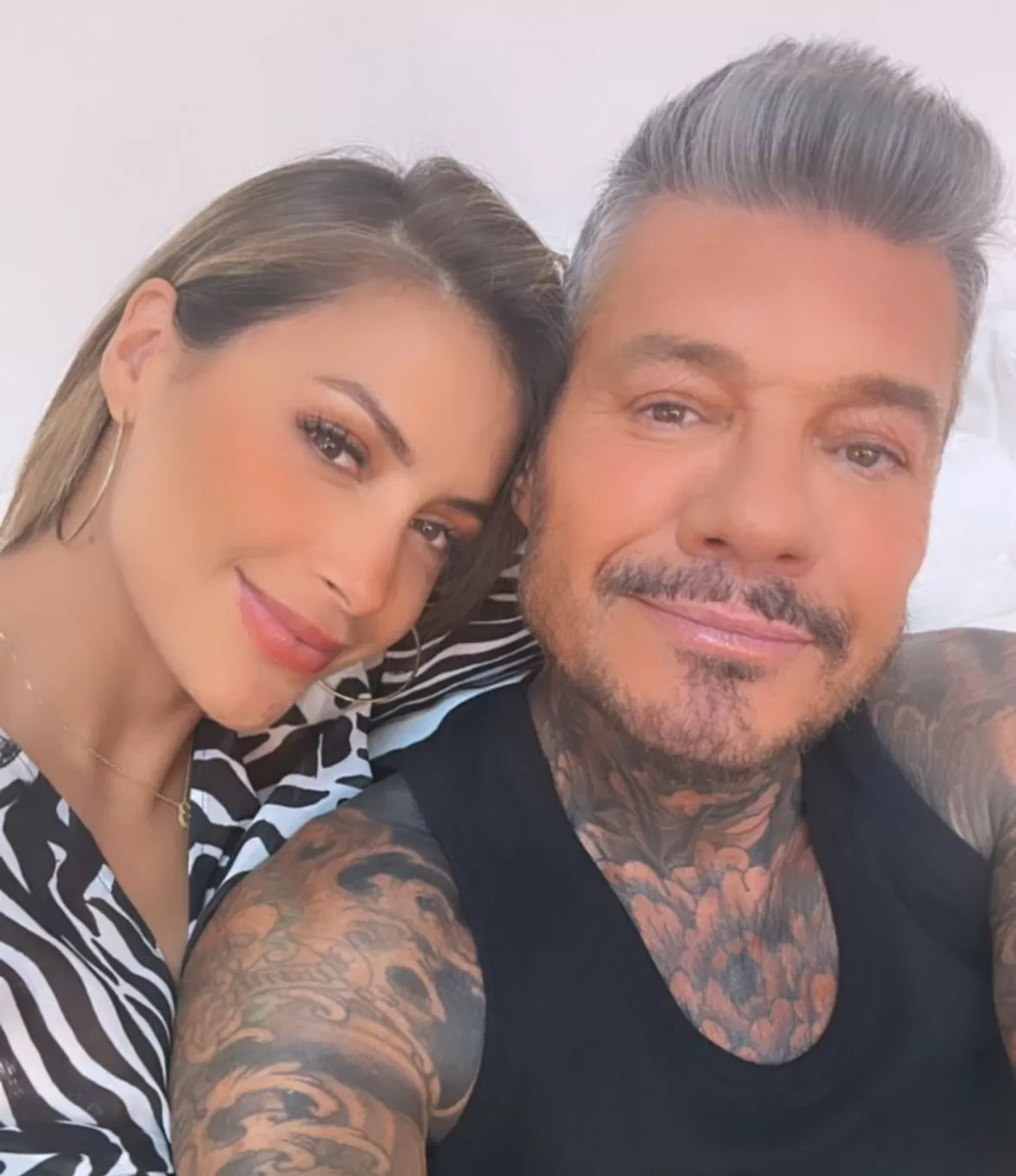 Milett Figueroa y su pareja Marcelo Tinelli/Foto: Instagram