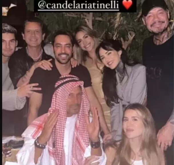 Milett Figueroa estuvo presente en la celebración del cumpleaños de 'Cande' Tinelli el año pasado/Foto: Instagram