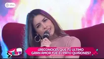 La modelo sorprendi&oacute; con tremenda respuesta (Foto y video: Am&eacute;rica TV)