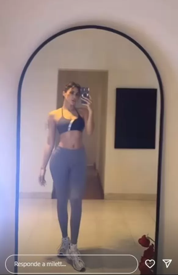 Milett Figueroa sorprendió con espectacular figura en gimnasio