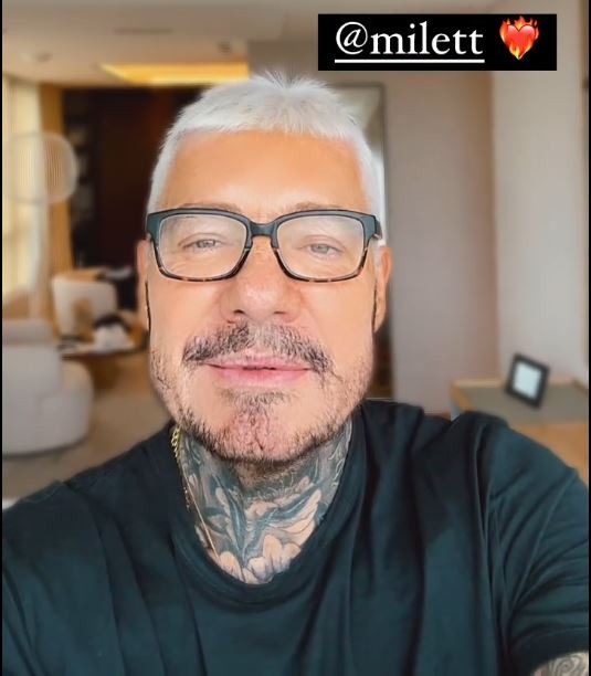 Marcelo Tinelli abrió la caja de preguntas de Instagram y manifestó su interés de hacer un programa para Milett Figueroa/Foto: Instagram