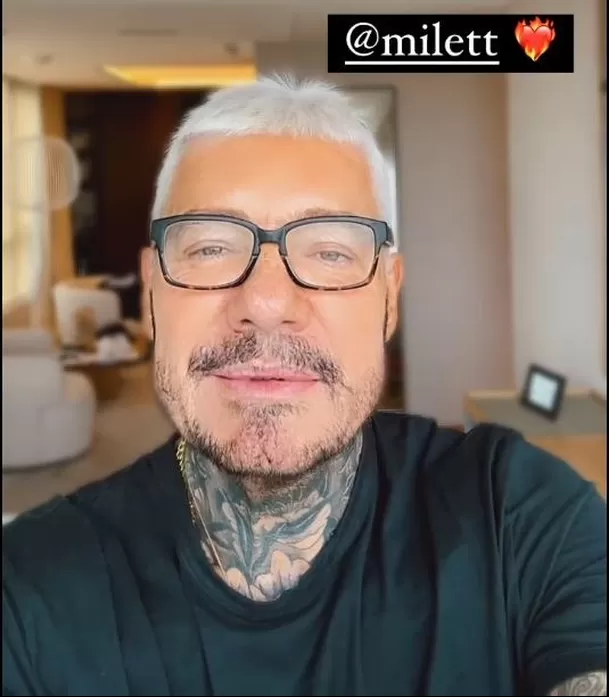 Marcelo Tinelli abrió la caja de preguntas de Instagram y manifestó su interés de hacer un programa para Milett Figueroa/Foto: Instagram