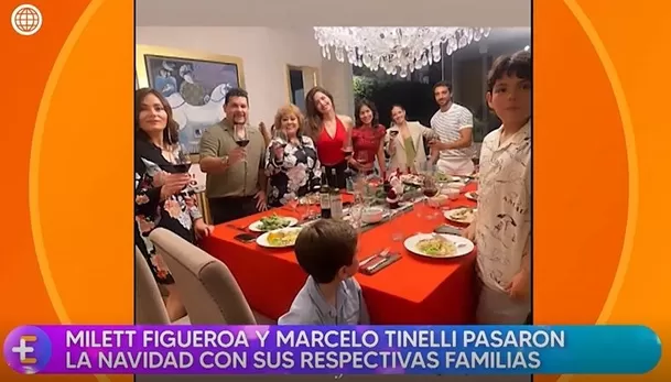 Milett Figueroa pasó Navidad en Lima con sus familiares y amigos / Captura