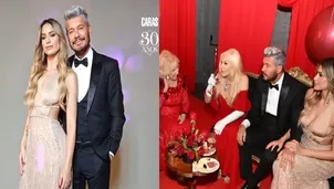 Marcelo Tinelli y Milett Figueroa derrocharon amor en fiesta con otros famosos / Instagram