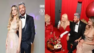 Marcelo Tinelli y Milett Figueroa derrocharon amor en fiesta con otros famosos / Instagram