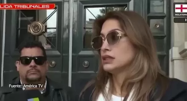 Milett Figueroa viajó a Argentina y denunció a Mimi Alvarado. Foto: América TV Milett Figueroa viajó a Argentina y denunció a Mimi Alvarado. Foto: América TV