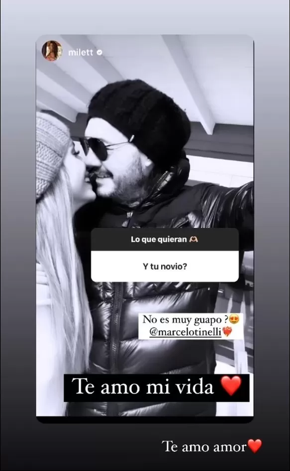 La amorosa respuesta de Marcelo Tinelli a Milett Figueroa/Foto: Instagram