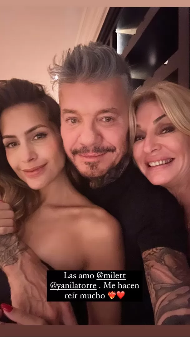 Yanina Latorre participó de una reunión con Marcelo Tinelli y Milett Figueroa/Foto: Instagram 