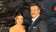 Millie Bobby Brown y David Harbour juntos en premiere de la serie