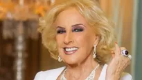 Mirtha Legrand, legendaria actriz de 94 años y animadora de la televisión en Argentina. Foto: El sol