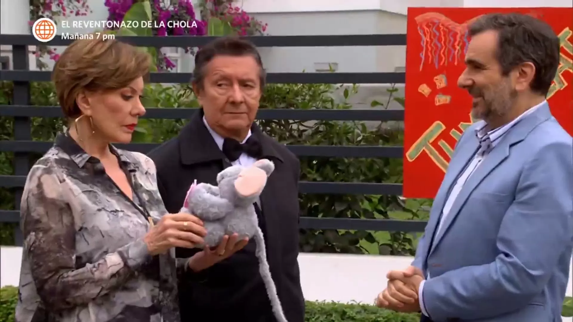 Diego sorprendió a Francesca con un peluche, pero fue cruelmente rechazado. Fuente: AméricaTV