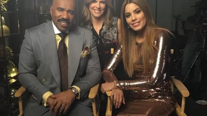 El reencuentro de Miss Colombia y Steve Harvey tras polémico error El reencuentro de Miss Colombia y Steve Harvey tras polémico error