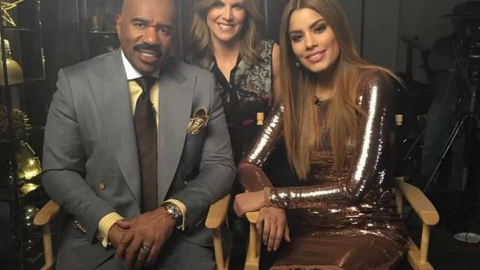 El reencuentro de Miss Colombia y Steve Harvey tras polémico error