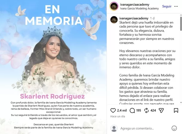 Tras varios días de intensa búsqueda, la familia confirmó el fallecimiento de Skarlent Rodríguez, Miss Grand Orlando 2025, y de su novio José Castro, quienes quedaron atrapados durante los terremotos que sacudieron Venezuela. Video: Instagram @skarlentrodriguez Tras varios días de intensa búsqueda, la familia confirmó el fallecimiento de Skarlent Rodríguez, Miss Grand Orlando 2025, y de su novio José Castro, quienes quedaron atrapados durante los terremotos que sacudieron Venezuela. Video: Instagram @skarlentrodriguez