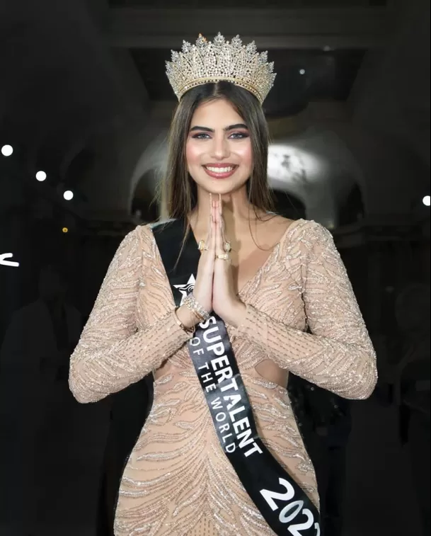 Rahel Gupta fue coronada como Miss Super Talent en el 2022/Foto: Instagram