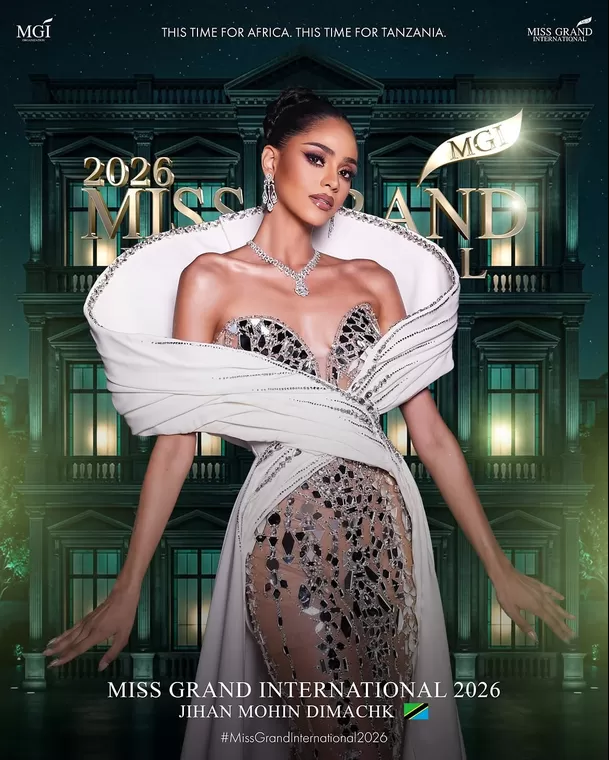 Jihan Dimack de Tanzania es la ganadora del Miss Grand International 2026 / IG: @missgrandinternational