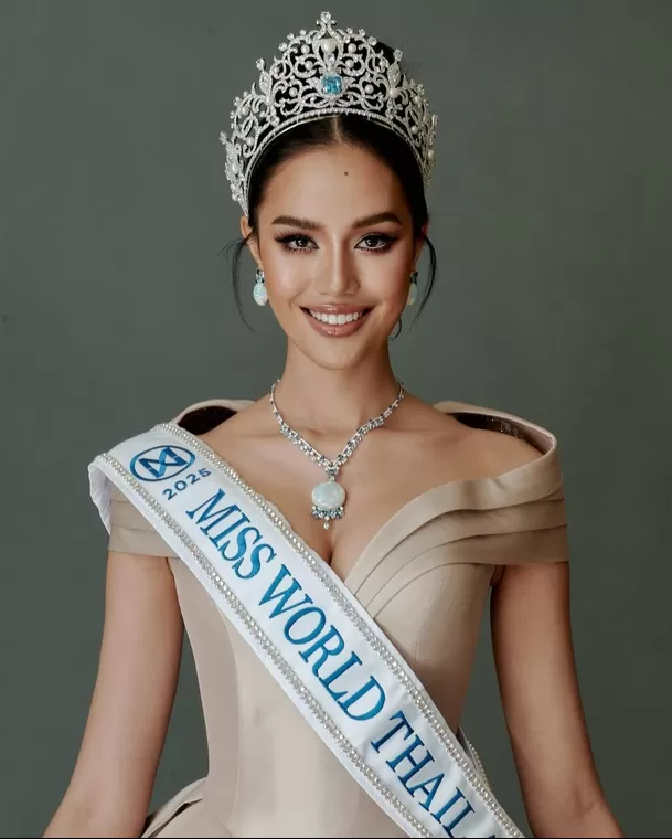 Suchata Chuangsri tiene 21 años y representó a Tailandia  en el Miss Mundo 2025 / Instagram