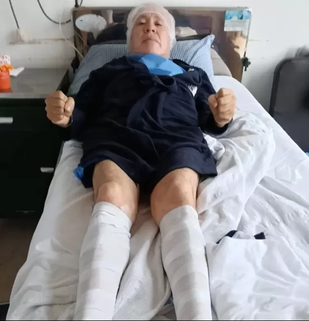 Jaime Guerrero 'Mister G' reapareció internado en un hospital, donde agradeció al personal médico tras superar un cuadro delicado Video: Instagram @jaime_guerrero_orbegozo Jaime Guerrero 'Mister G' reapareció internado en un hospital, donde agradeció al personal médico tras superar un cuadro delicado Video: Instagram @jaime_guerrero_orbegozo