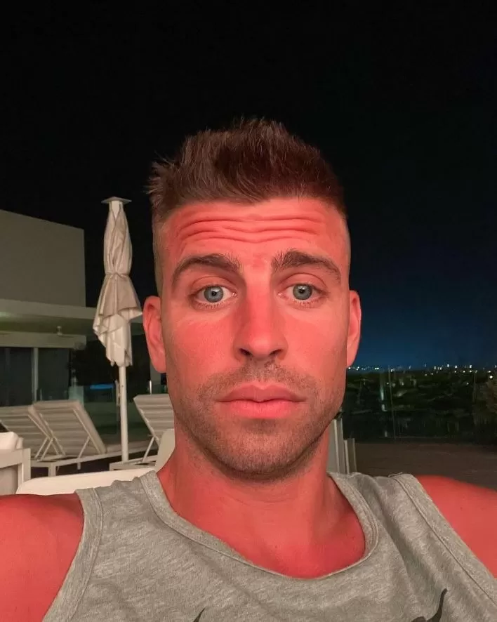 Gerard Piqué en sus vacaciones de agosto/ Foto: IG Gerard Piqué