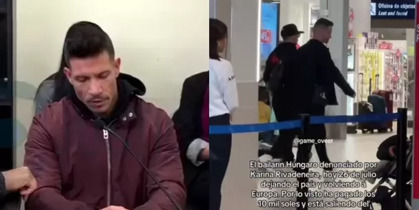 El bailarín húngaro Vajda Zoldan Attila fue denunciado por tocamientos indebidos a Korina Rivadeneira. Tras sentencia, pudo salir del Perú / Captura El bailarín húngaro Vajda Zoldan Attila fue denunciado por tocamientos indebidos a Korina Rivadeneira. Tras sentencia, pudo salir del Perú / Captura