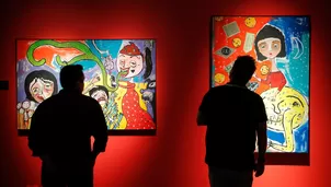 Mon Laferte debutó como artista plástica con gran exposición en Chile. (Foto y Video: AFP)