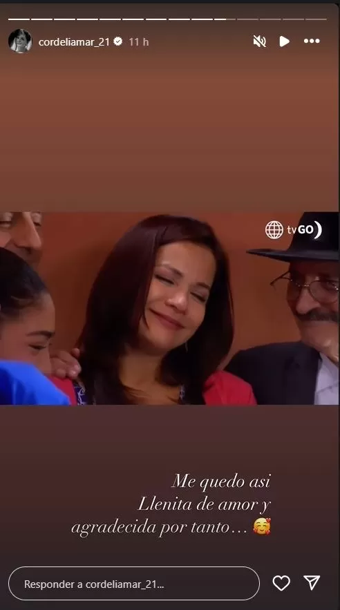 Mensaje de Mónica Sánchez despidiéndose de Charito Flores/Foto: Instagram