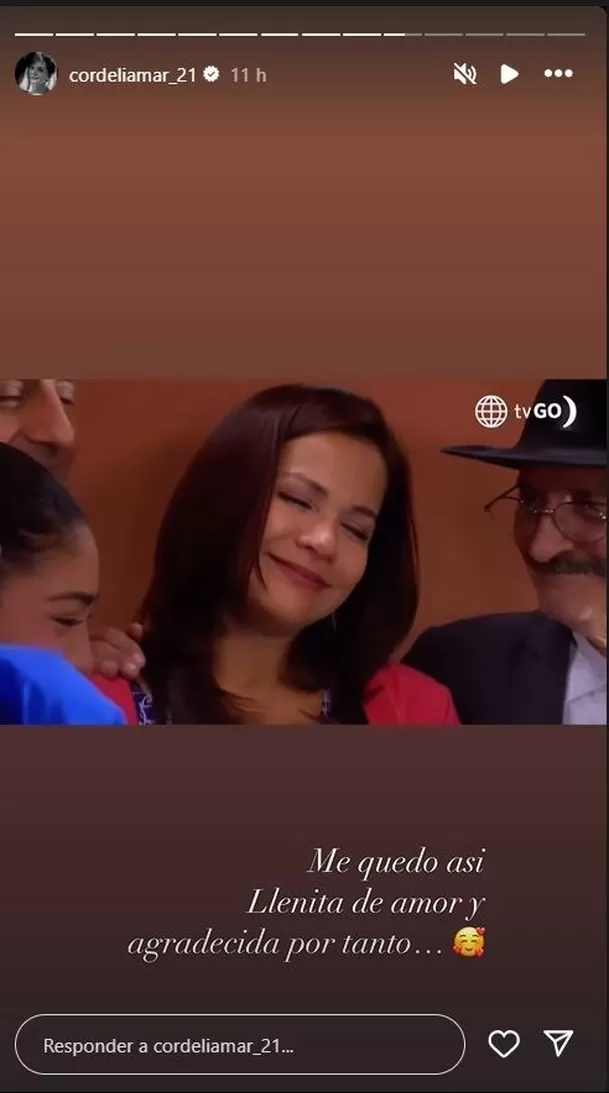 Mensaje de Mónica Sánchez despidiéndose de Charito Flores/Foto: Instagram