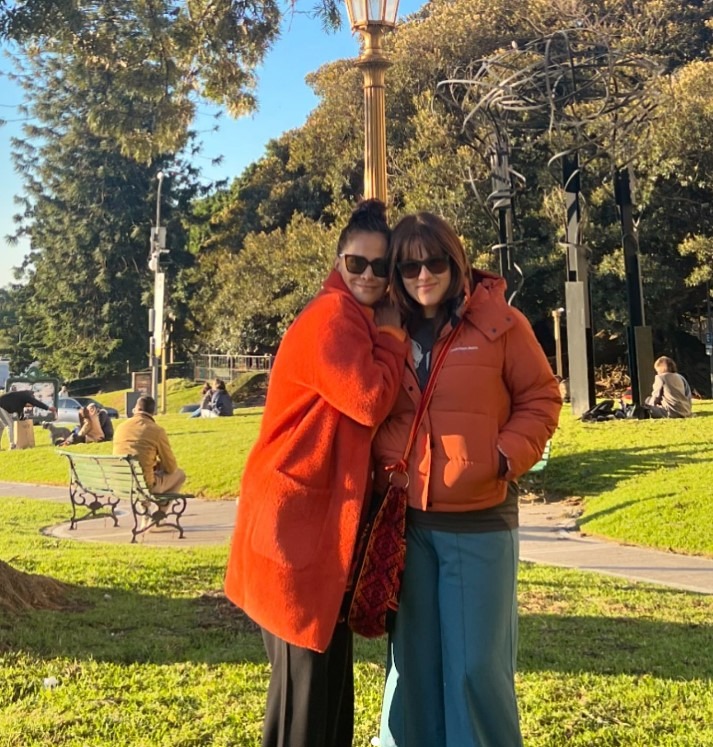 Mónica Sánchez y su hija Miranda en Buenos Aires, argentina/Foto: Isntagran