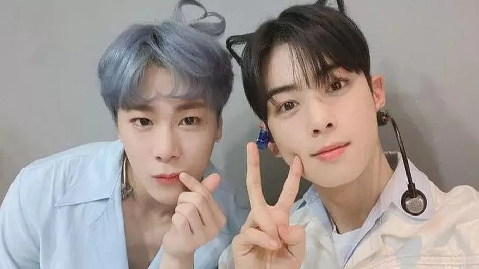 Cha Eun Woo y Moonbin / Foto: Instagram