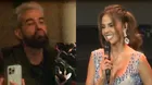 Morelli le envía besos a Luciana Fuster en plena ceremonia