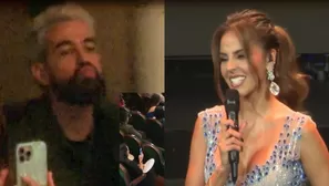 Morelli le envía besos a Luciana Fuster en plena ceremonia / América Hoy