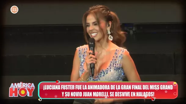Luciana Fuster fue la conductora de la final del Miss Grand Perú 2025 / Captura